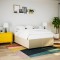 Gossi cadru de pat fara saltea, crem, 160x200 cm, textil
