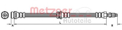 Conducta / cablu frana MAZDA 5 (CW) (2010 - 2016) METZGER 4110038 foto