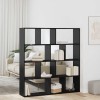 VidaXL Dulap pentru cărți Stejar negru 132 x 29 x 141.5 cm
