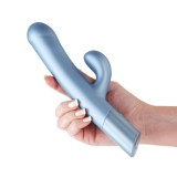 Vibrator Rabbit Royals Countess, Bleu Metalic, 24 cm, NS Toys