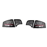 Set stopuri tuning AUDI A4 (B7), 11.2004-03.2008, model SEDAN, Taiwan, partea stanga+dreapta, cu indicator led; LED; fumuriu, transparent; cu lampa i, Rapid