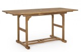 Cumpara ieftin Masa extensibila din lemn maro Noemi 120/160 cm x 70 cm x 74 h