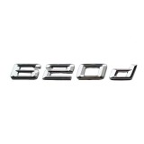 Emblema 620d pentru spate portbagaj BMW, chrom