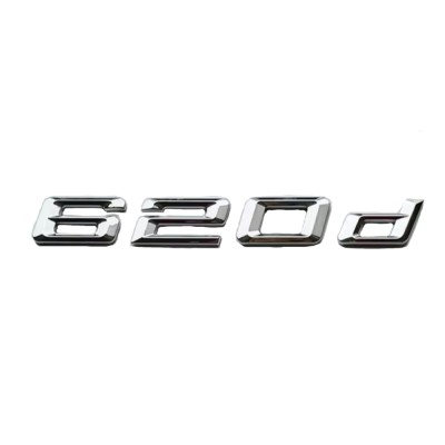 Emblema 620d pentru spate portbagaj BMW, chrom foto