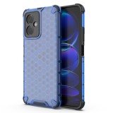 Husa antisoc compatibila xiaomi redmi note 12, honeycomb airbag, albastru