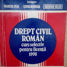 Camelia Toader - Drept civil roman curs selectiv pentru licenta 1998 (1998)