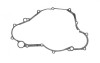Garnitura mare capac ambreiaj Yamaha YZ WR 450F 03- 06