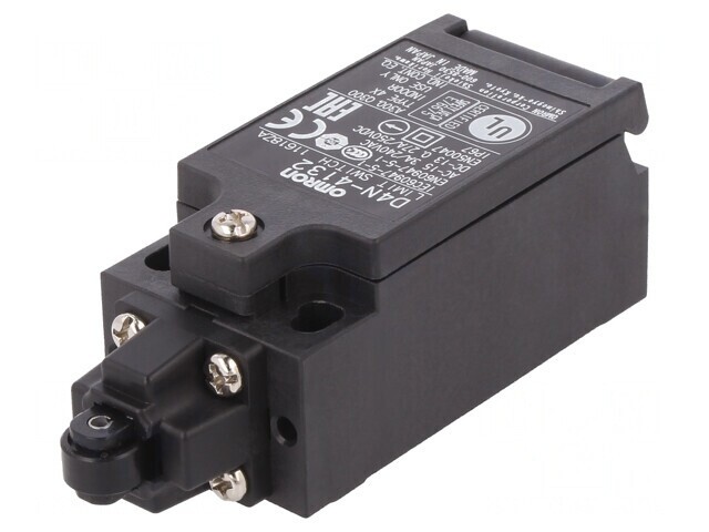 Limitator cursă rolă din plastic &Oslash;9,5mm NO NC 10A M20 IP65