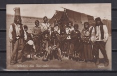 SALUTARI DIN ROMANIA TIGANI 1910 CIRCULATA STARE F.BUNA foto