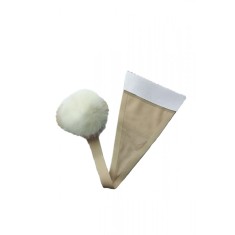 GS1076-152 Chilot invizibil, fara benzi pe lateral cu puf in spate