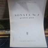 Partitura Sonata nr.2 pentru pian - Liviu Glodeanu