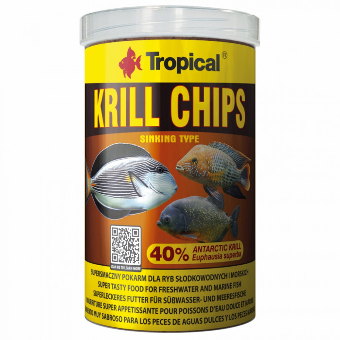 KRILL CHIPS Tropical Fish, 250ml/ 125g AnimaPet MegaFood