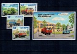 Georgia 1999 - Camioane, transport, serie si colita neuzata