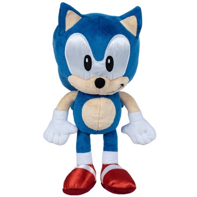Jucarie din plus Sonic Hedgehog cu pantofi satinati, 28 cm foto