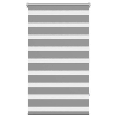 Jaluzea tip zebra, 70 x 120 cm, gri foto
