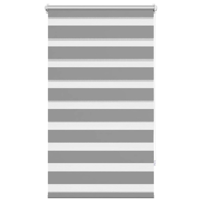 Jaluzea tip zebra, 70 x 120 cm, gri