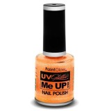 Lac de unghii cu sclipici, stralucitor in lumina UV, Glitter Me Up! UV, A38 Peach Paradise, Paint Glow