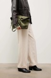 Answear.LAB cizme de piele culoarea negru, cu toc drept