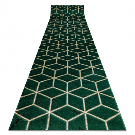 Exclusiv EMERALD traversa 1014 glamour, stilat, cub sticla verde / aur, 80 cm