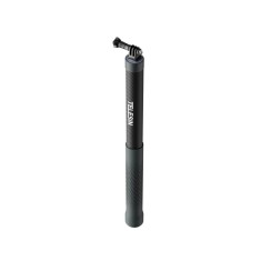 Selfie stick Telesin, compatibil cu GoPro Hero 13,12,11,10, Insta 360 X3, Osmo Action 4, Action 3, invizibil, material carbon, lungime 1.2 metri