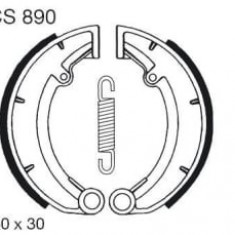 Saboți frână spate 160x30mm cu arcuri compatibil: MZ/MUZ ETZ, FUN, RED STAR, SAXON, SILVER STAR, TS 125-500 1973-2000