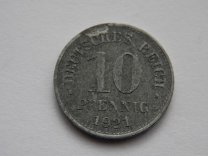10 PFENNIG 1921 GERMANIA