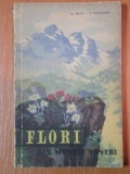 FLORI DIN MUNTII NOSTRI de Al. Beldie si C. Pridvornic , 1959 * PREZINTA HALOURI DE APA