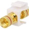 Conector Keystone dublu mamă, aurit