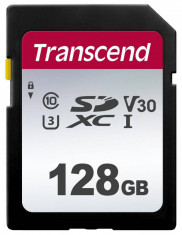 Card de memorie Transcend 300S 128GB Micro SDXC Clasa 10 UHS-I U3 foto