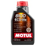 Ulei motor Motul 8100 Eco-lite 5W30, 1L. Specificatii: Chrysler MS-6395, Fiat 9.55535-CR1, GM dexos1 Gen3. API SP RC