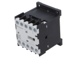 Contactor: 4-polar NO x3, 24VDC, 12A, DIN 6K