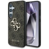 Husa pentru Samsung Galaxy S25 Plus - Guess Hardcase 4G Big Metal Logo (GUHCS25M4GMGBR) - Brown