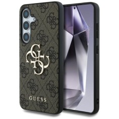 Husa pentru Samsung Galaxy S25 Plus - Guess Hardcase 4G Big Metal Logo (GUHCS25M4GMGBR) - Brown