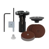 Cumpara ieftin Set disc sculptura in lemn pentru polizor unghiular + accesorii Mini Turbo Arbortech MIN.FG.510.60, 18 piese