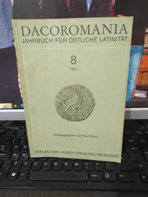 Dacoromania, Jahrbuch fur Ostliche Latinitat, Paul Miron, Vol. 8 , 1991, 014 foto