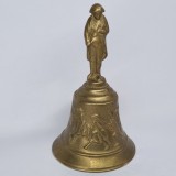 Clopot bronz statueta Napoleon - 16,5 cm
