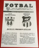 Program meci fotbal ACS &quot;ENERGETICIANUL&quot; - AEROSTAR BACAU (25.08.2018)