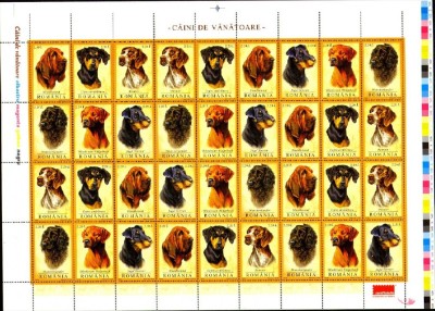 2005 Caini de vanatoare coala intreaga LP 1694 MNH foto