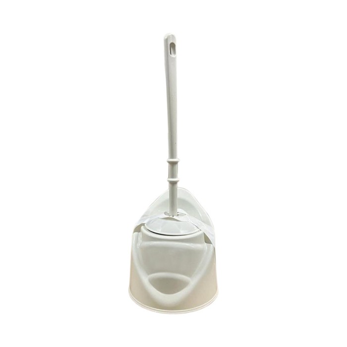 Perie WC cu suport, din plastic, MR193, alb