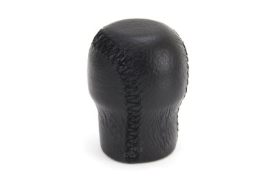 Nuca schimbator de viteza din piele neagra cu fir negru - 01757 AVX-AM01757 foto