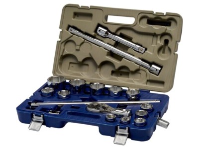 Set chei 6 puncte tubulară 3/4&amp;quot; 17 buc IRIMO foto
