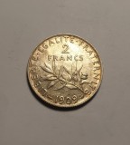 Franta 2 Franci 1909 Aunc Piesa Frumoasa