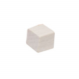 Wooden Cube 8 mm - Alb