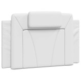 Cumpara ieftin Perna pentru tablie pat, Viana, alb, 80 cm, piele artificiala