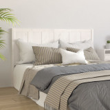 VidaXL Tăblie de pat, alb, 185,5x4x100 cm, lemn masiv de pin