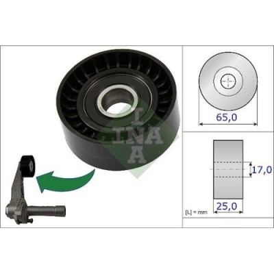 Schaeffler INA rola intinzator, curea transmisie foto