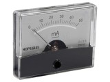 Ampermetru pe panou DC 0-50mA 60x47mm