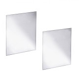 Oglinzi Decorative Dreptunghiulare, Set 2 Bucăți, Sticlă, Dimensiuni 21x30cm, Oem
