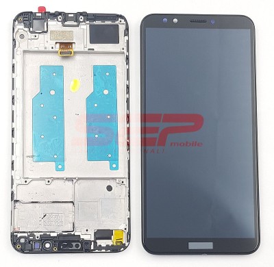 LCD+Touchscreen cu Rama Huawei Y7 Prime 2018 / Y7 2018 BLACK foto