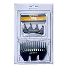 Set 2 cutite pentru masina de tuns oi Rotor, 13/4 dinti